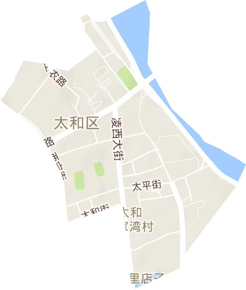 太和街道地形圖