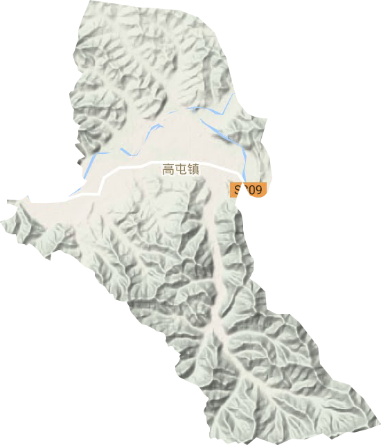 高屯鎮地形圖
