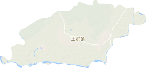 王家鎮地形圖