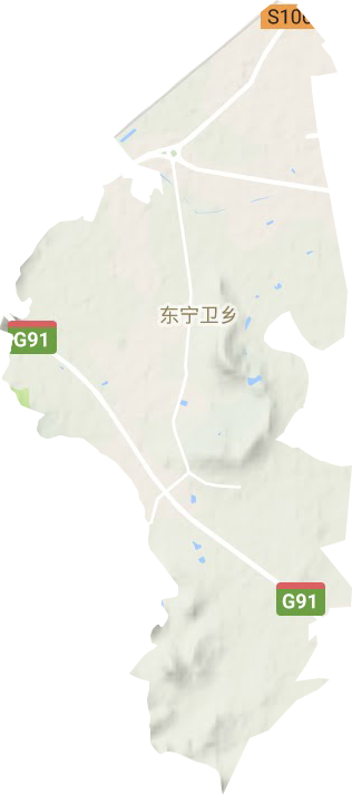 東寧衛鄉地形圖