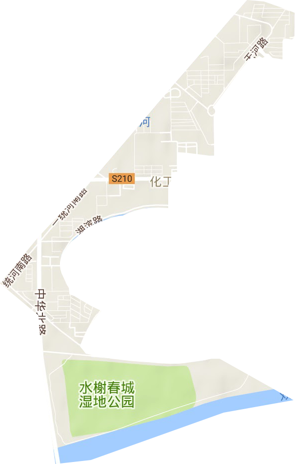 化工街道地形圖