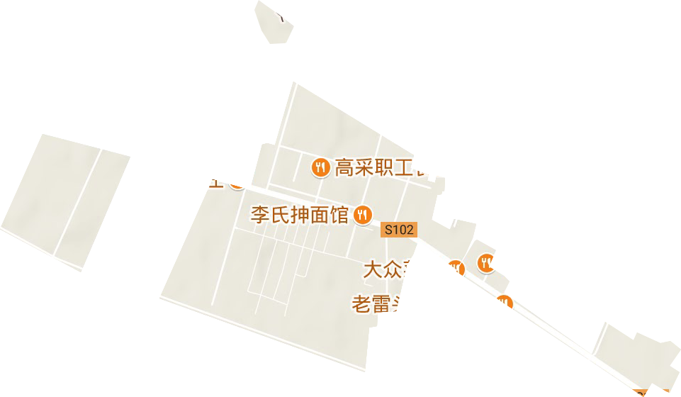 高升街道地形圖