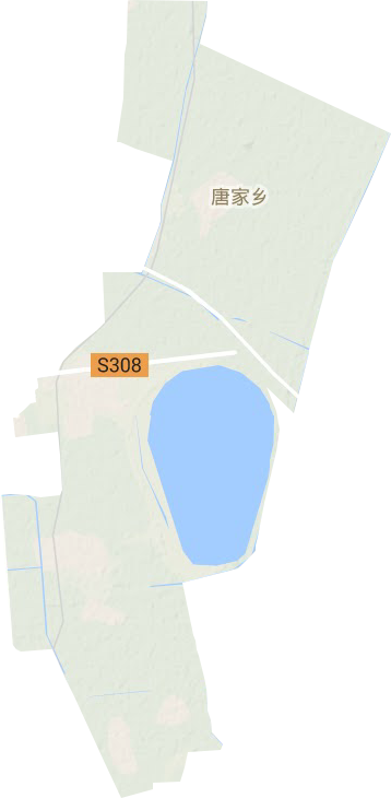 唐家鎮(zhèn)地形圖