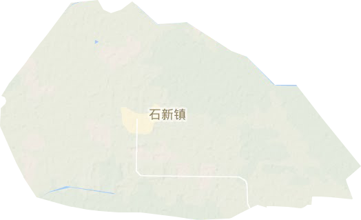 石新鎮地形圖