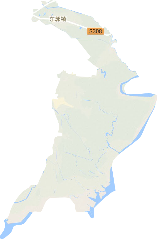 東郭鎮地形圖