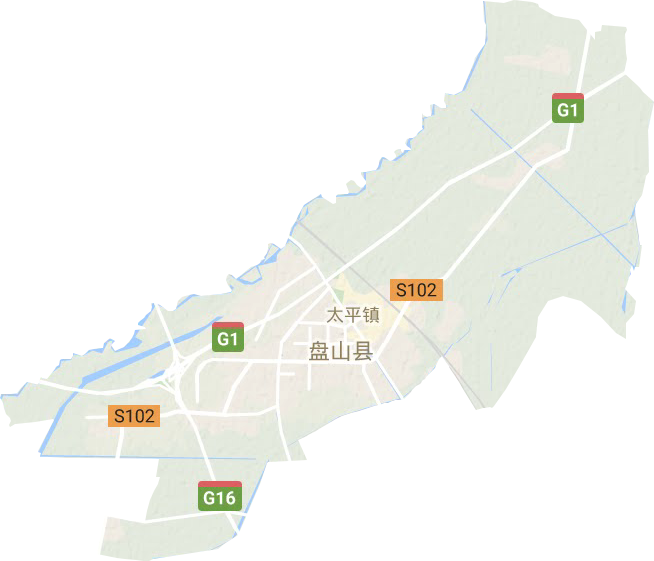 太平鎮地形圖