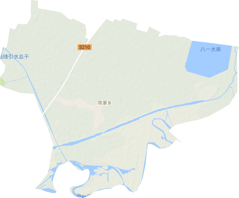陳家鎮(zhèn)地形圖