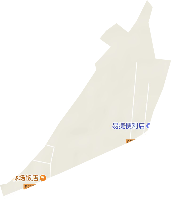 盤山縣林場地形圖