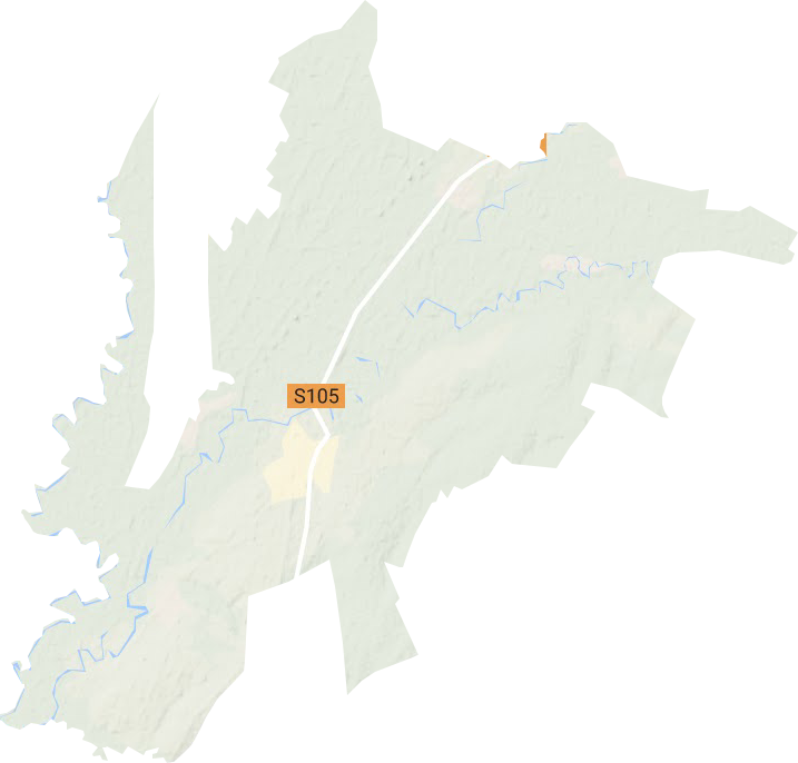 寶力鎮地形圖