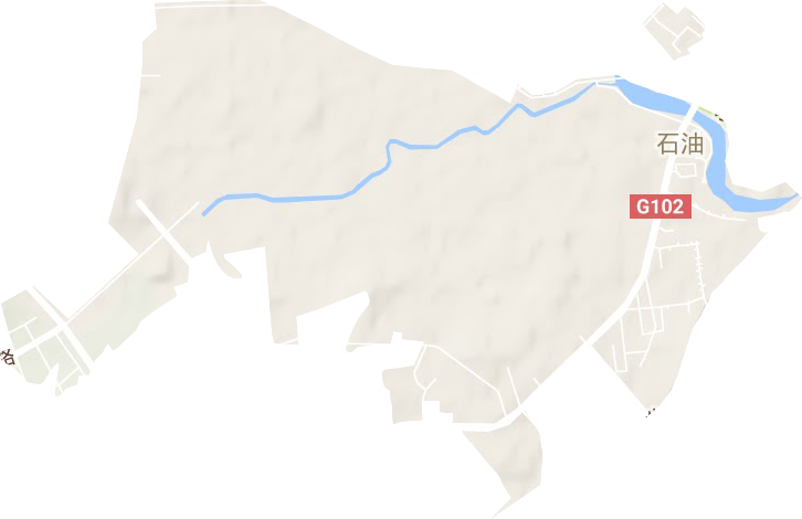 石油街道地形圖