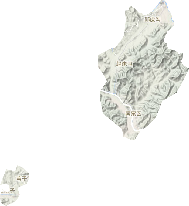 九龍街道地形圖