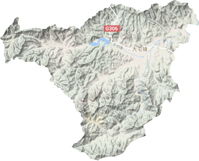 大屯鎮地形圖