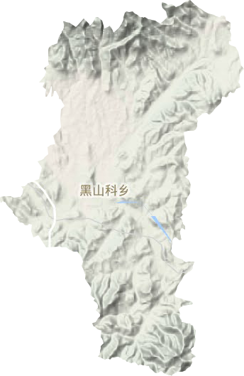 黑山科鄉地形圖