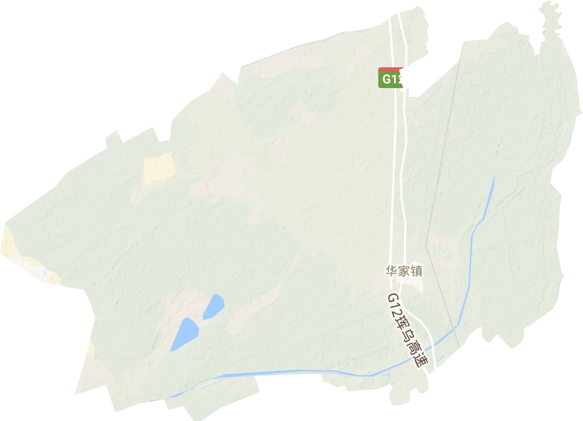華家鎮(zhèn)地形圖