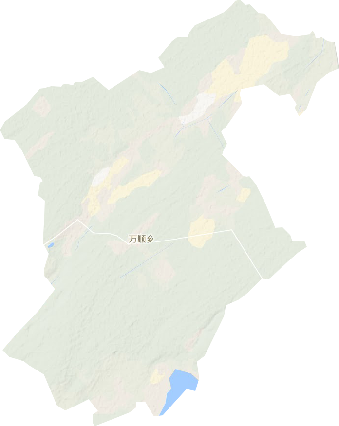 萬順鄉地形圖