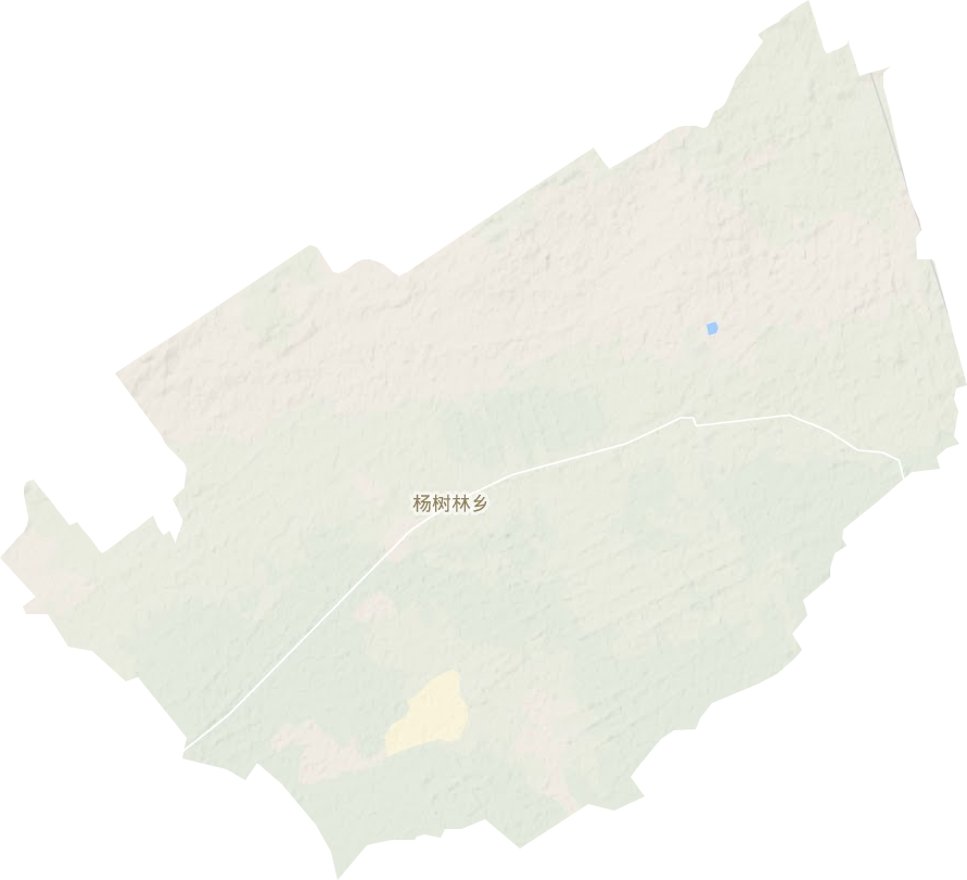 楊樹林鄉地形圖