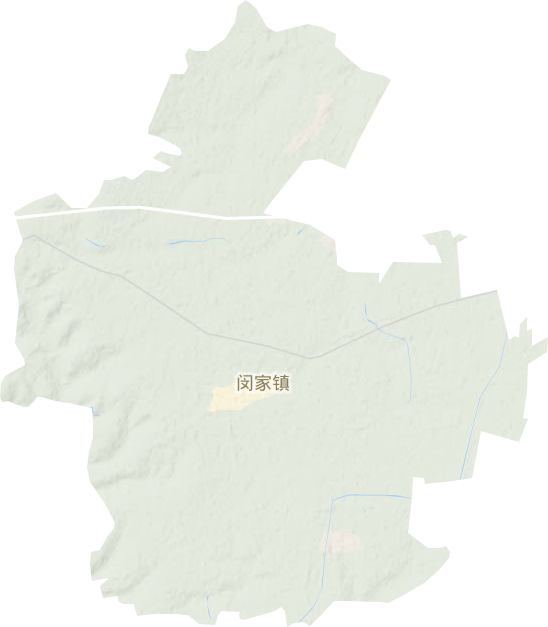 閔家鎮(zhèn)地形圖