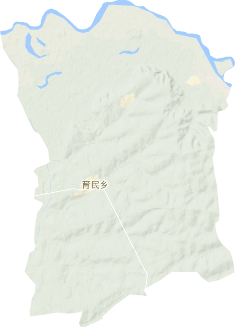 育民鄉(xiāng)地形圖