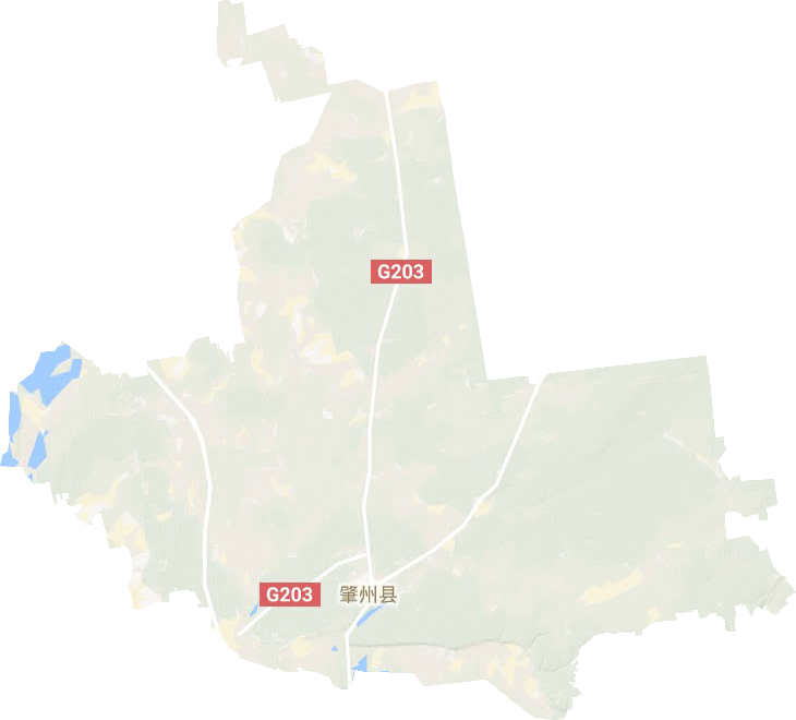 肇州縣地形圖