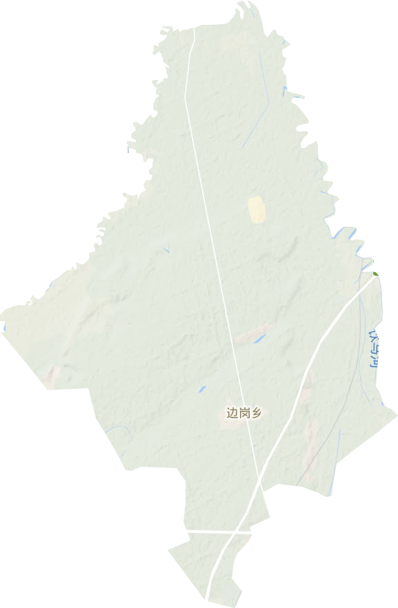 邊崗鄉(xiāng)地形圖