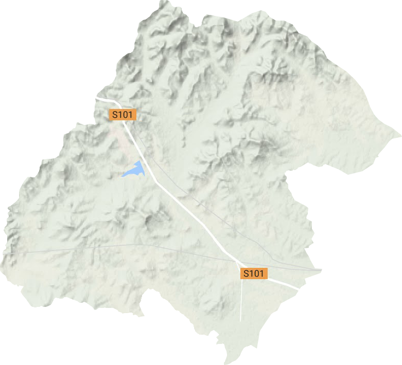 左家鎮地形圖