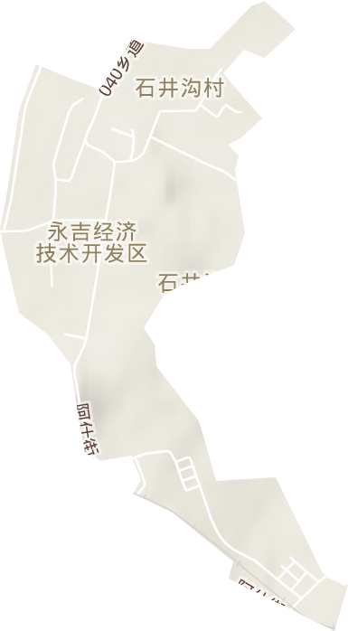 石井街道地形圖