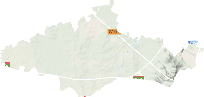 新北街道地形圖