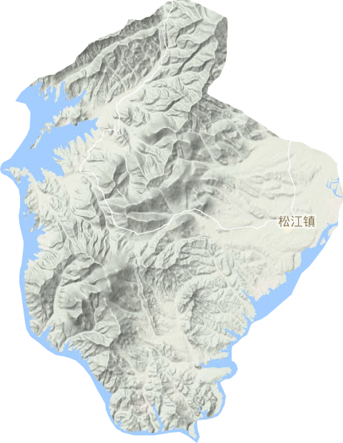 松江鎮地形圖