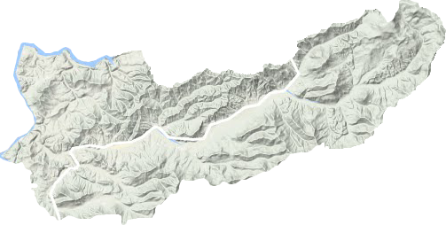二道甸子鎮地形圖