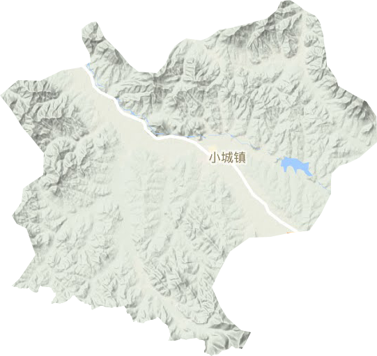 小城鎮地形圖