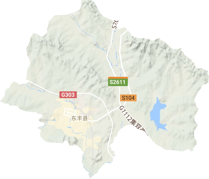 東豐鎮地形圖