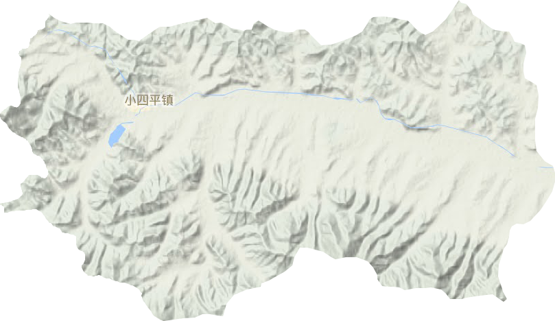 小四平鎮地形圖