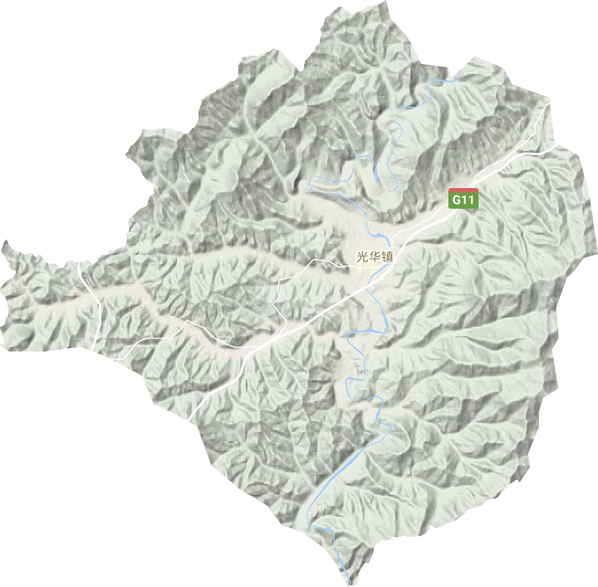 光華鎮地形圖