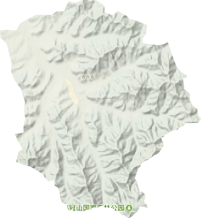 吉樂鄉地形圖