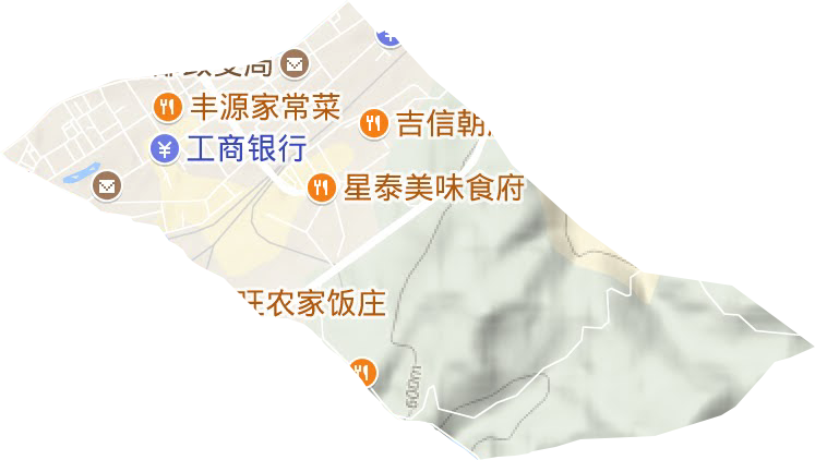 東興街道地形圖