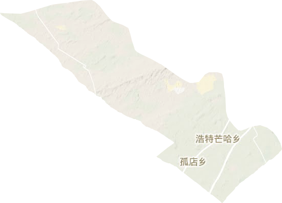 浩特芒哈鄉地形圖