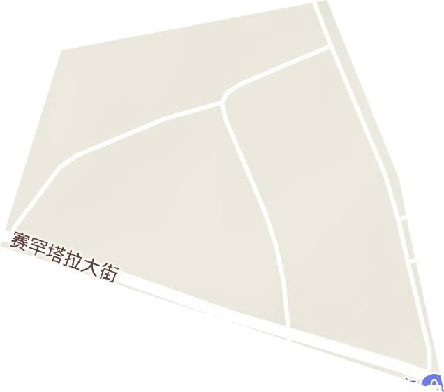 查干花林場地形圖
