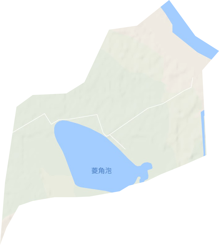 八郎農(nóng)場(chǎng)地形圖
