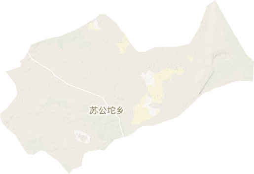 蘇公坨鄉地形圖