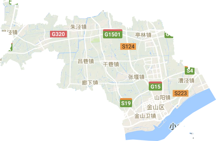 金山區地形圖