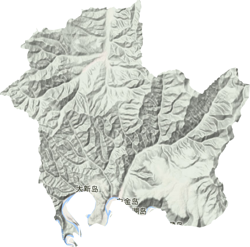 白金鄉地形圖