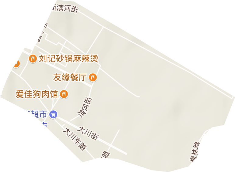 大川社區工作委員會地形圖
