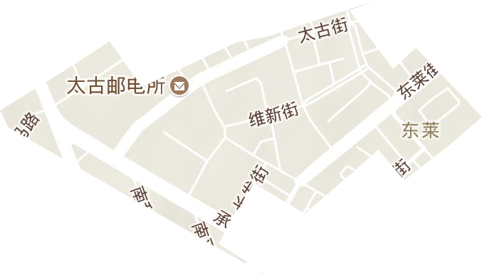 東萊街道地形圖