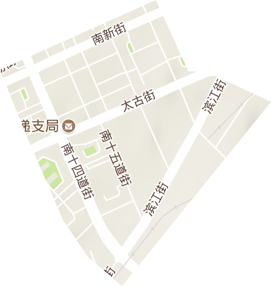 南市街道地形圖