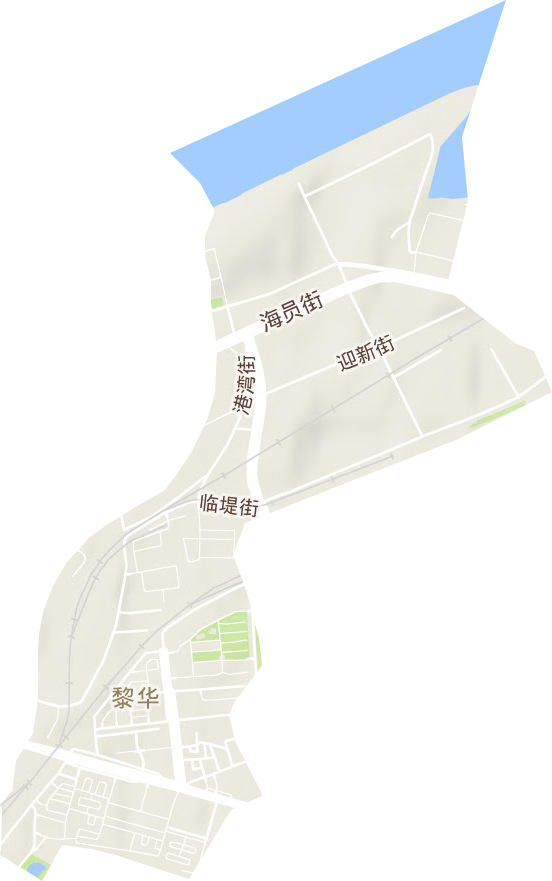 黎華街道地形圖
