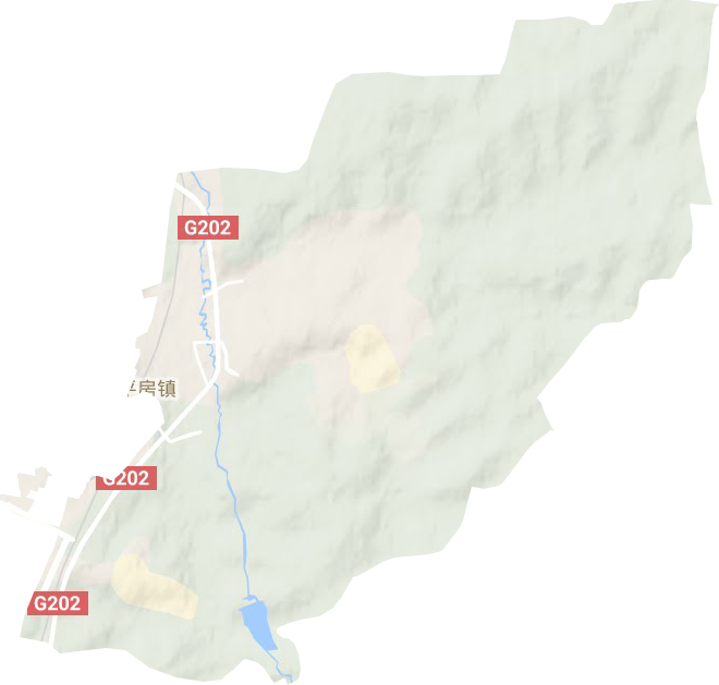 平房鎮(zhèn)地形圖