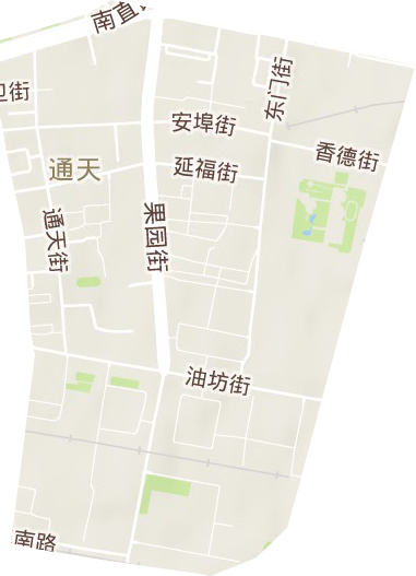 通天街道地形圖