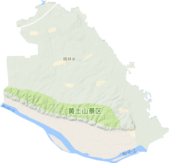 楊林鄉地形圖
