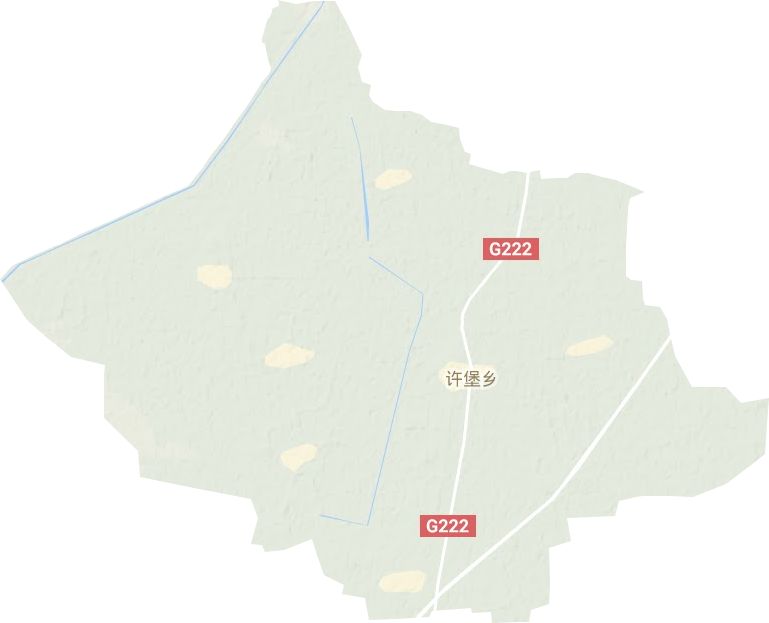 許卜鄉地形圖