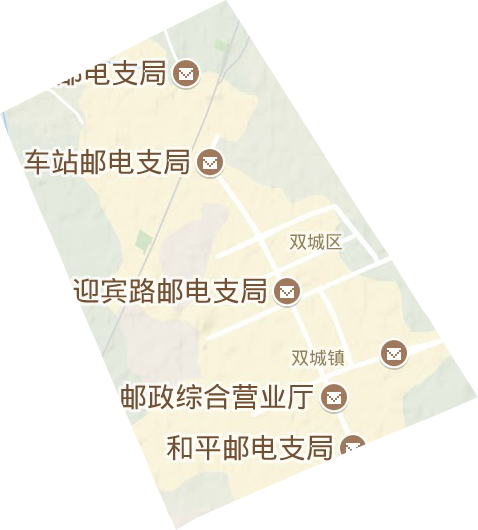 雙城市街道管委會地形圖